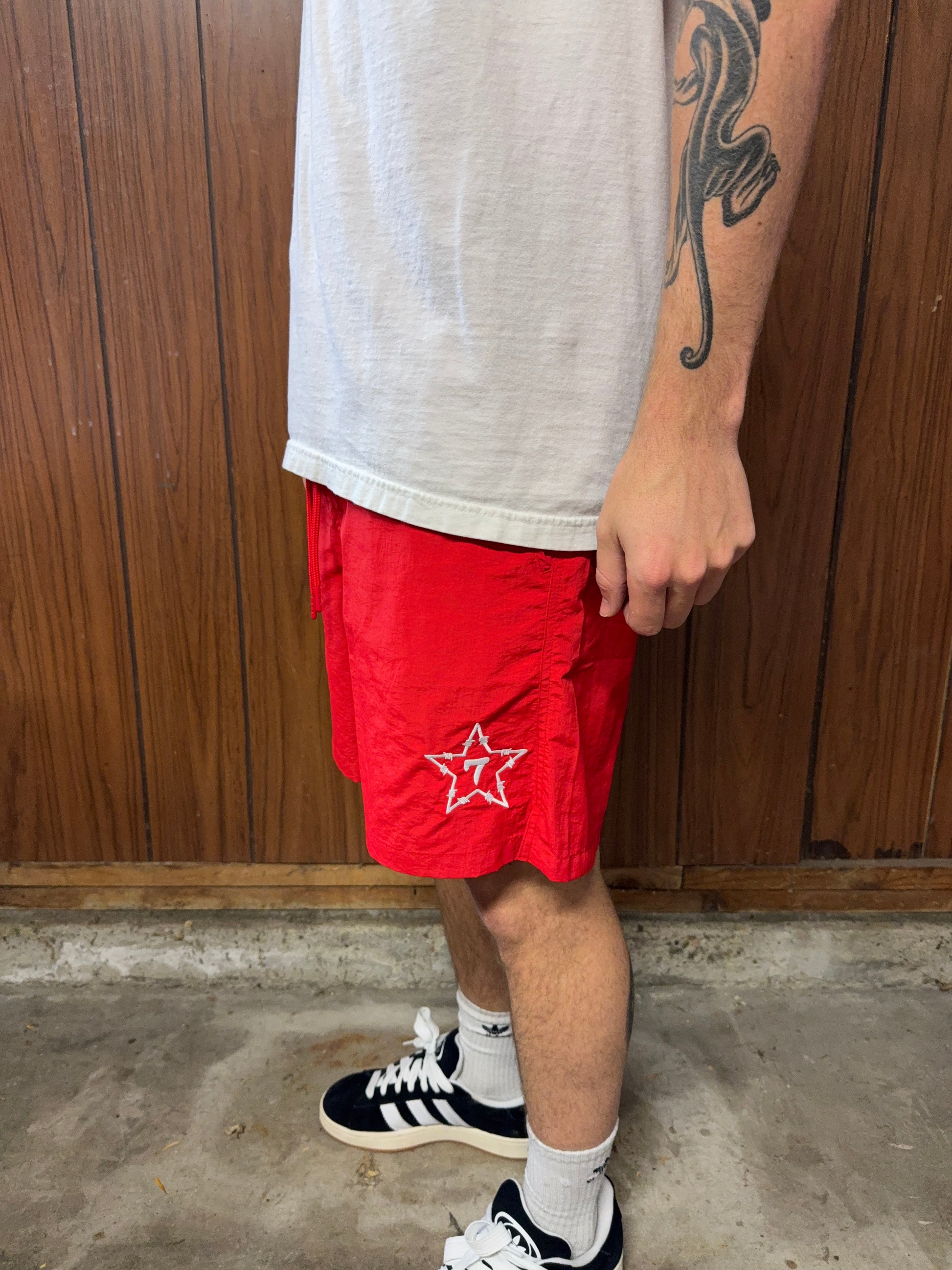 Barbedwire Seven Nylon Shorts