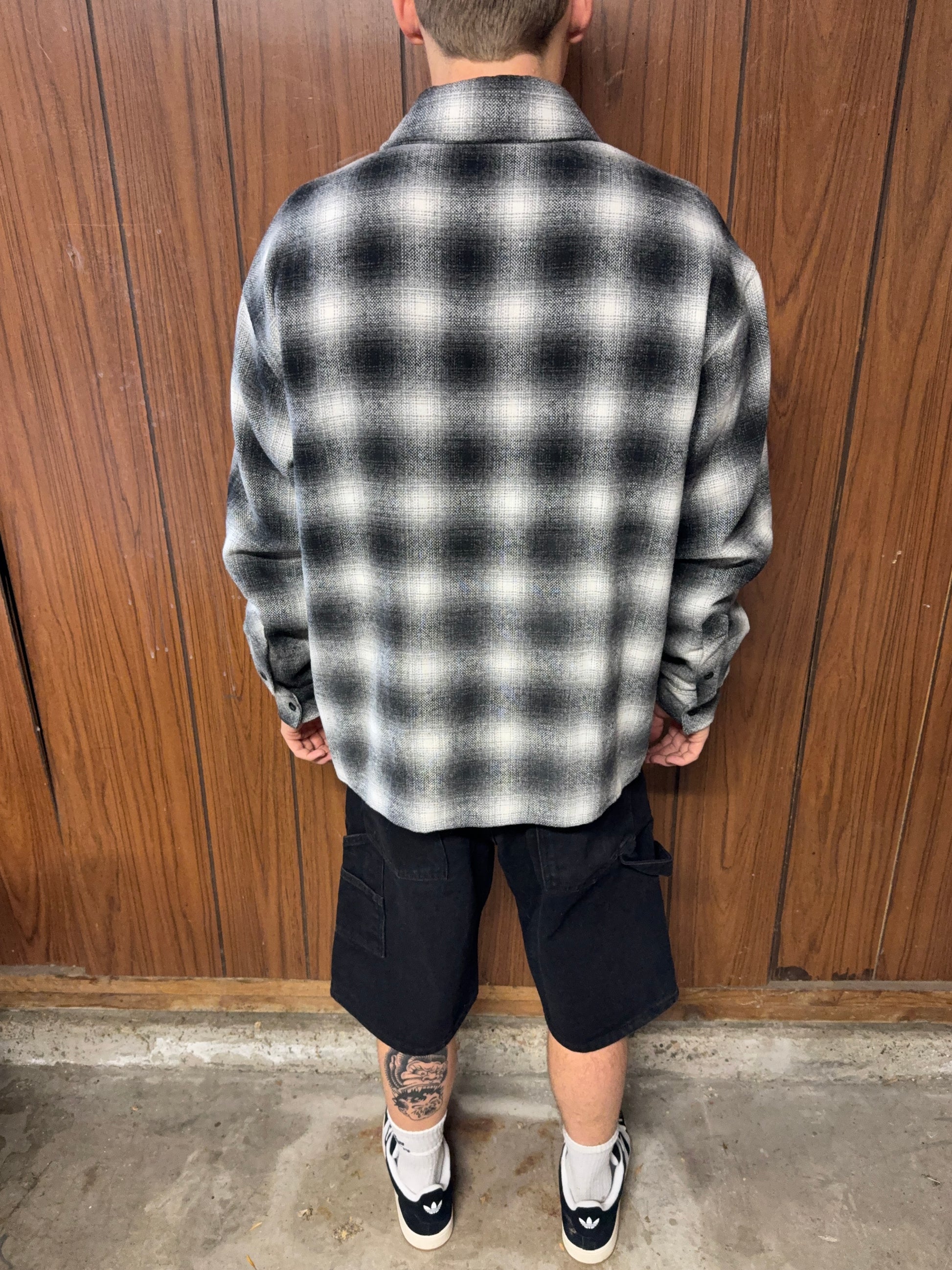Embroidered Halo Flannel