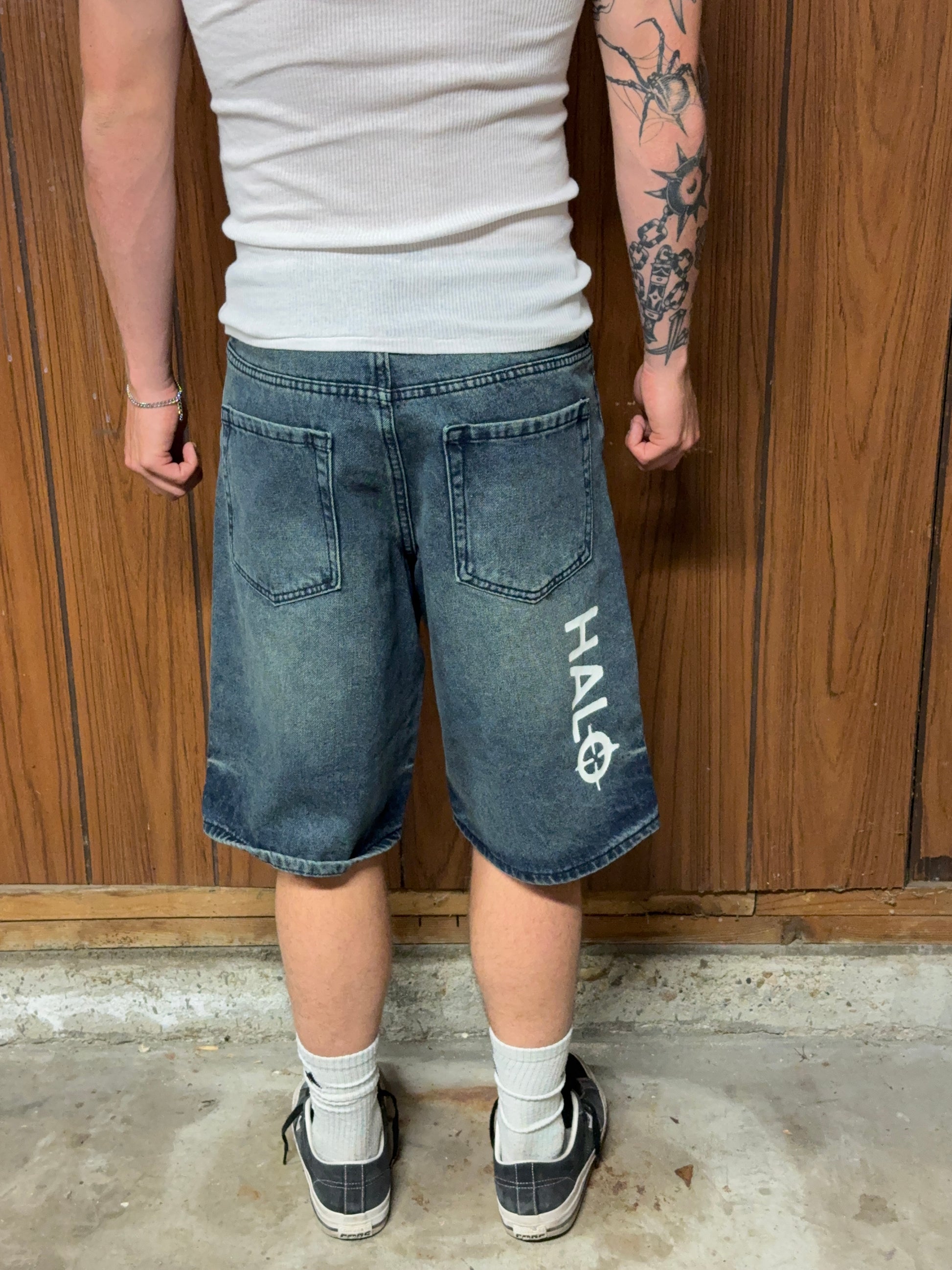Baggy Dark Wash Jorts